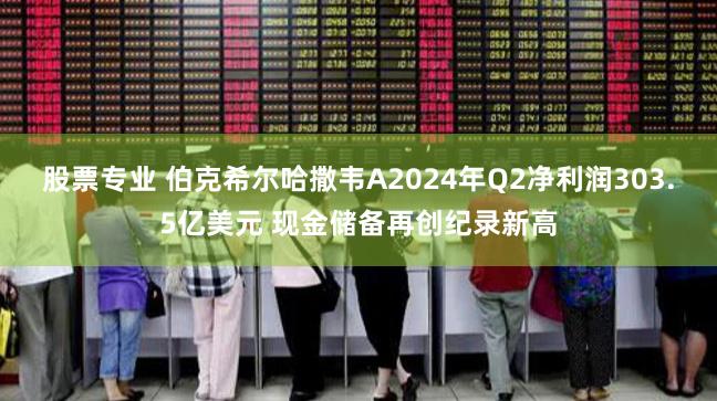 股票专业 伯克希尔哈撒韦A2024年Q2净利润303.5亿美元 现金储备再创纪录新高