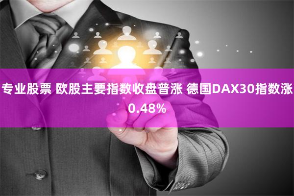 专业股票 欧股主要指数收盘普涨 德国DAX30指数涨0.48%